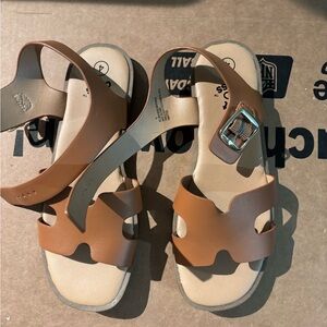 Art Class Tan Kids Sandals